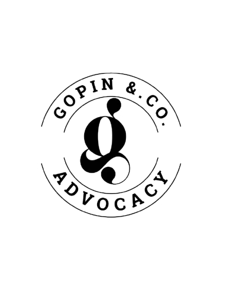 Gopin & Co. Advocacy circular seal logo